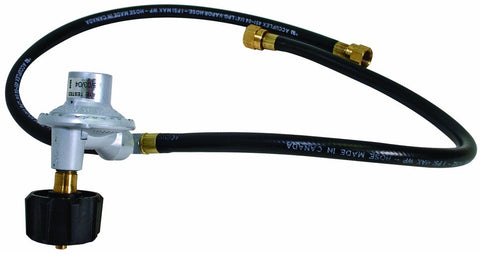 Copy of BBQ Grill Gas Regulator HOSE (T-TYPE) For Side Burner 3/8 Flare Connection 24" x 24" Hose