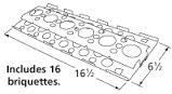 BBQ Grill Flame Tamer Stainless Steel Heat Plate Replacement for Select Turbo Gas Grill Models 4751